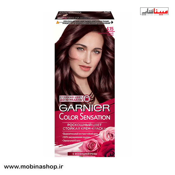 رنگ موی گارنیر مدل کالر سنسیشن شماره 4.15